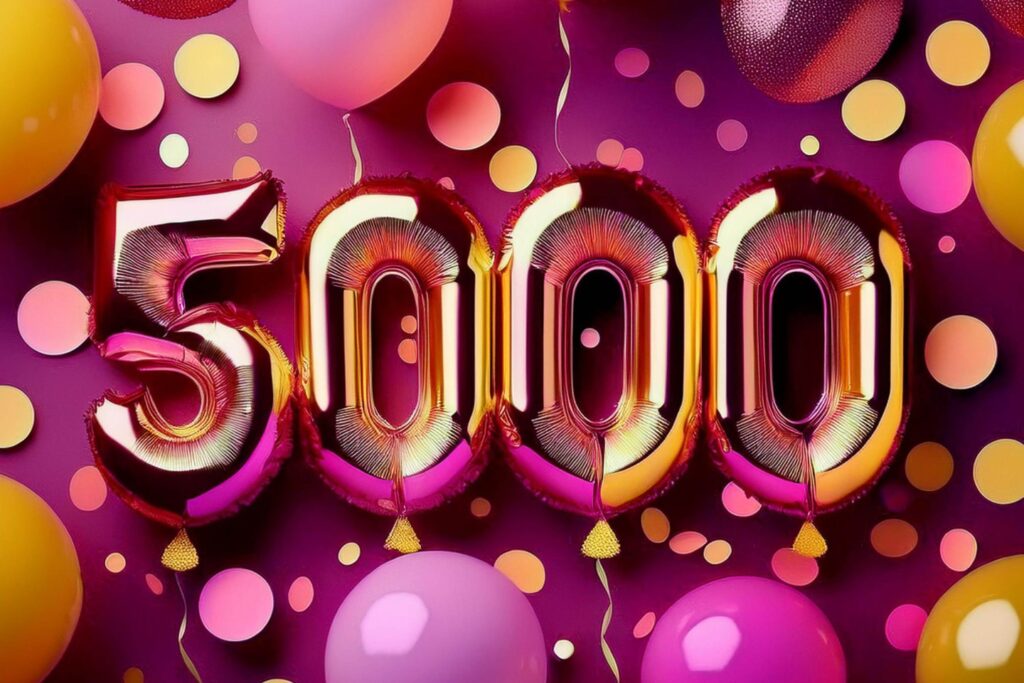 Logeion verwelkomt het 5.000e lid bij de vereniging