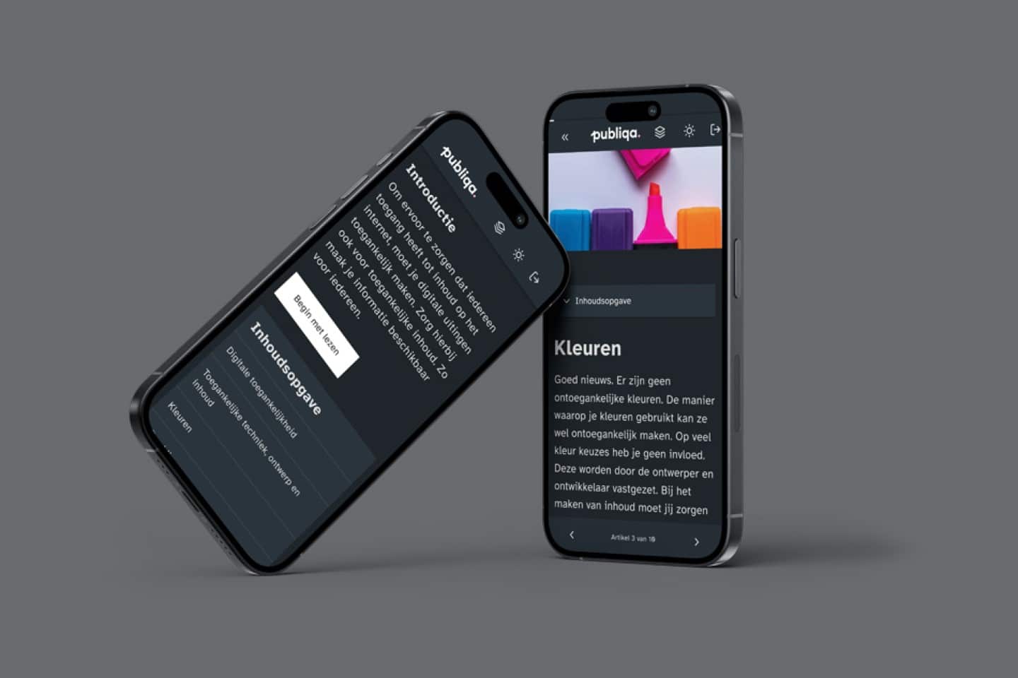 Korting voor leden op designer abonnement van Publiqa